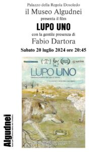 locandina dell'evento dedicato al film Lupo Uno