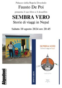 locandina del libro Sembra vero storie di viaggi in Nepal