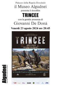 locandina del docufilm Trincee