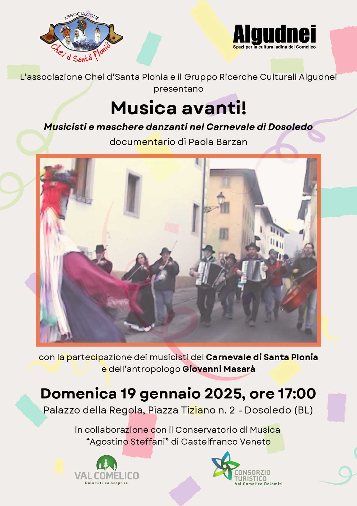 locandina del docufilm Musica avanti!